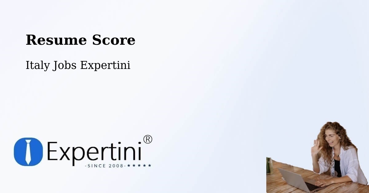 Resume Score & Job Description Match Tool – Italy - Italy Jobs Expertini